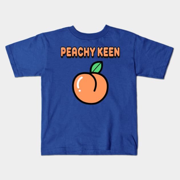 Peachy Keen Kids T-Shirt by JasonLloyd
